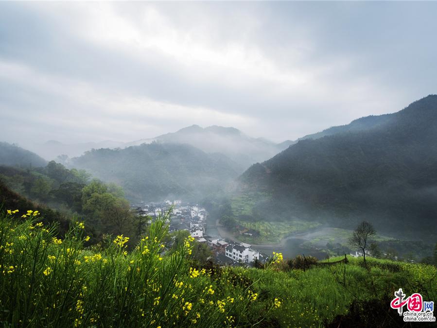 Spring scenery of Wuyuan County, Jiangxi