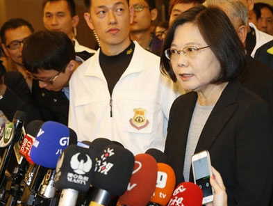 Tsai Ing-wen elected Taiwan's first female leader