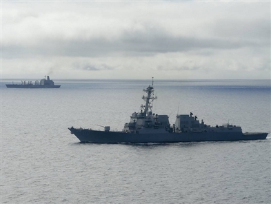 US warship sails near disputed Chinese island in South China Sea