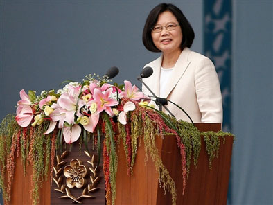 Tsai Ing-wen becomes Taiwan's first woman leader
